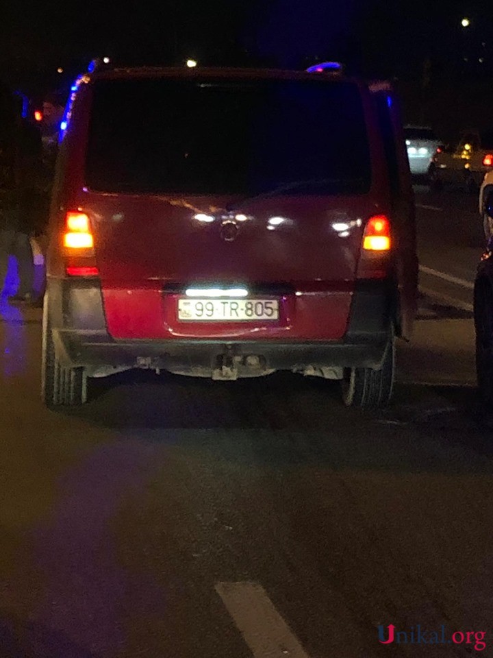Prospektə qəza: ölən var - FOTO