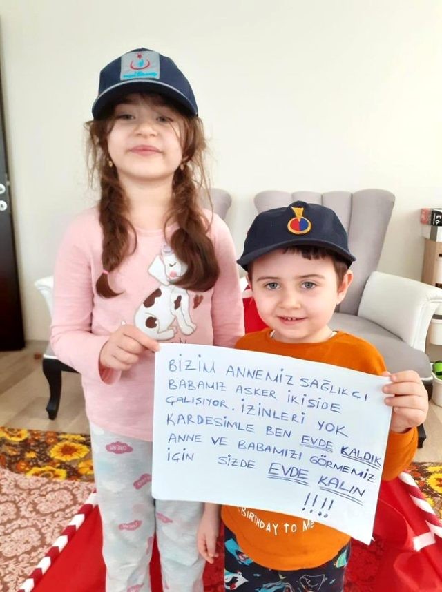 Nazir bu uşaqların görüntüsünü paylaşdı: Evdə qalın!