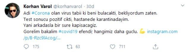Türkiyəli teleaparıcı koronavirusa yoluxdu