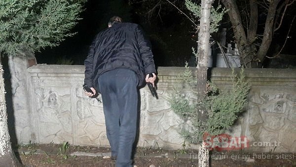 Məzarlıqdan gələn qışqırıq səsi polisi  hərkərətə keçirdi - FOTOLAR + VİDEO