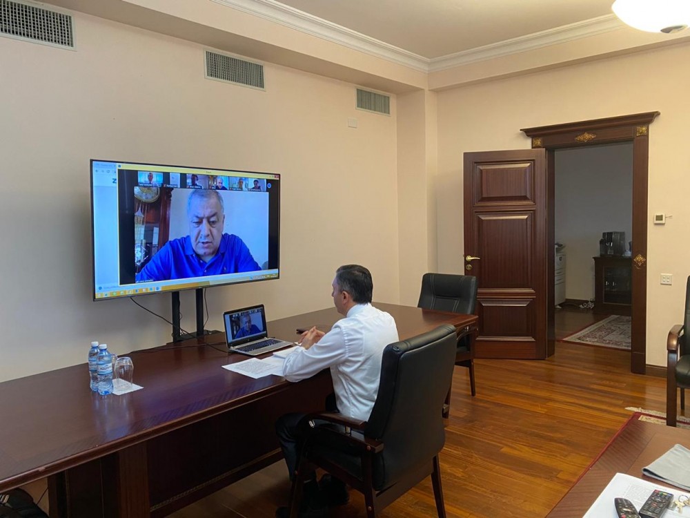 İqtisadi siyasət, sənaye və sahibkarlıq komitəsi videoiclas keçirdi - FOTOLAR