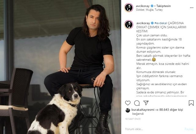 Məşhur müğənni 12 il sonra saqqalını kəsdi - FOTO