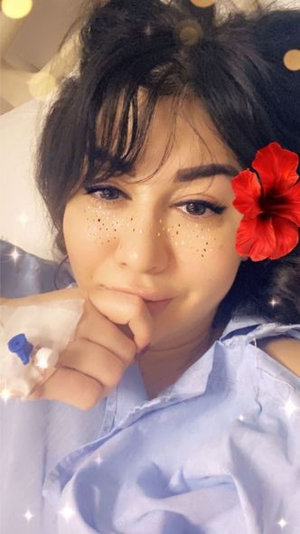 Rəqqasə Fatimə xəstəxanaya yerləşdirildi - FOTO