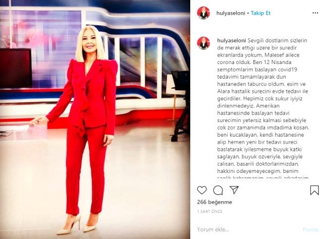 Tanınmış aparıcı koronavirusa yoluxdu 