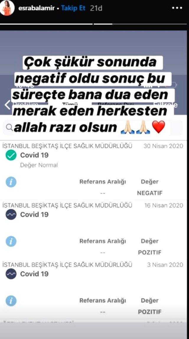 Türkiyəli tanınmış aparıcı koronavirusa qalib gəldi 