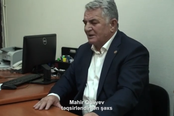 DTX tərəfindən saxlanılan icra başçısı: "Çox utanıram" (VİDEO)
