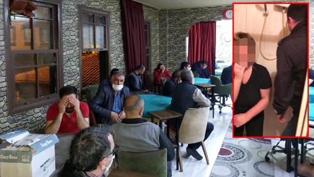 Qumar oynayan şəxslər polisdən belə gizləndilər (VİDEO+FOTO)