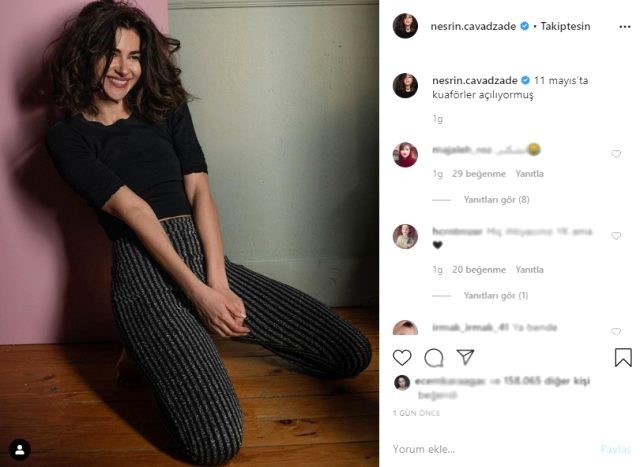 Məşhur aktrisa buna görə "xoşbəxtlik" pozasını paylaşdı - FOTO