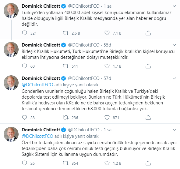 Türkiyə İngiltərəyə istifadəyə yararsız avadanlıqlar göndərib? - İDDİA