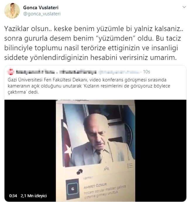 Tələbə qızlar haqda əxlaqsızca danışan dekana aktrisadan REAKSİYA (VİDEO)
