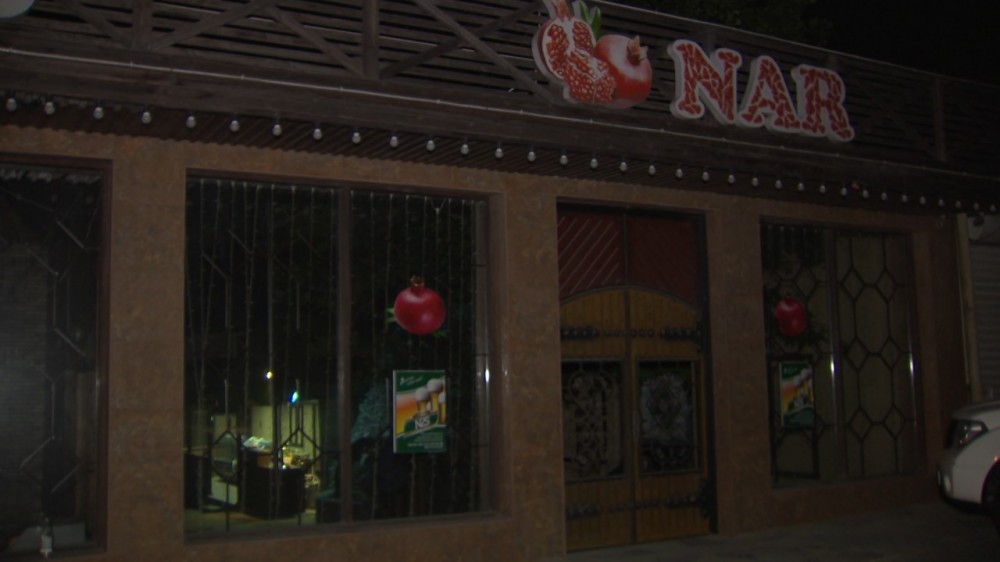 "Nar" restoranının sahibi və müştəriləri saxlanıldı - FOTOLAR