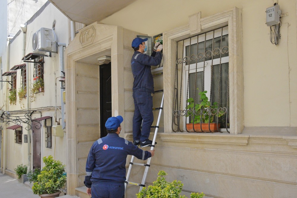“Baktelecom”  bu ərazilərdə optik şəbəkəyə keçidi sürətləndirib - FOTOLAR