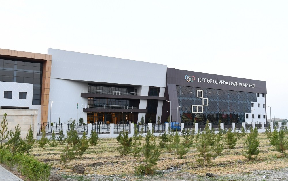 Tərtər Olimpiya İdman Kompleksinin açılışı oldu - FOTOLAR