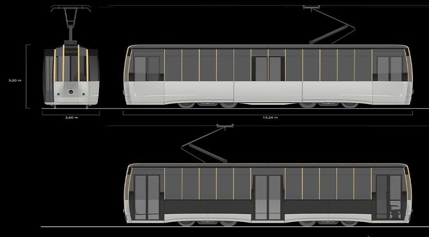 Sosial məsafə qorunan tramvay hazırlandı - FOTO