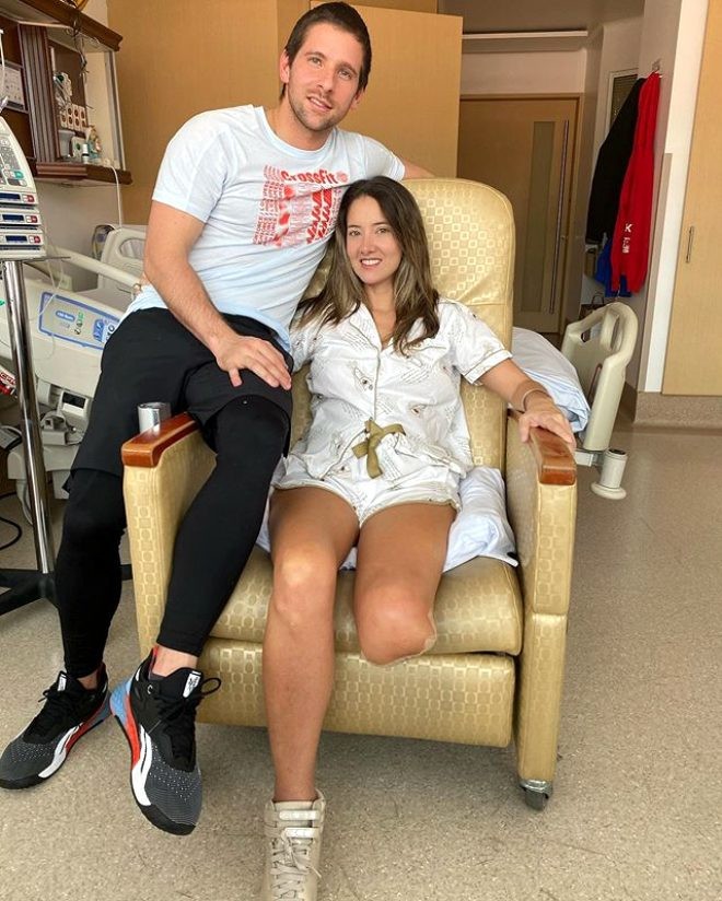 "Gözəllik müsabiqəsinin qalibi" ayağını itirdi - FOTOLAR