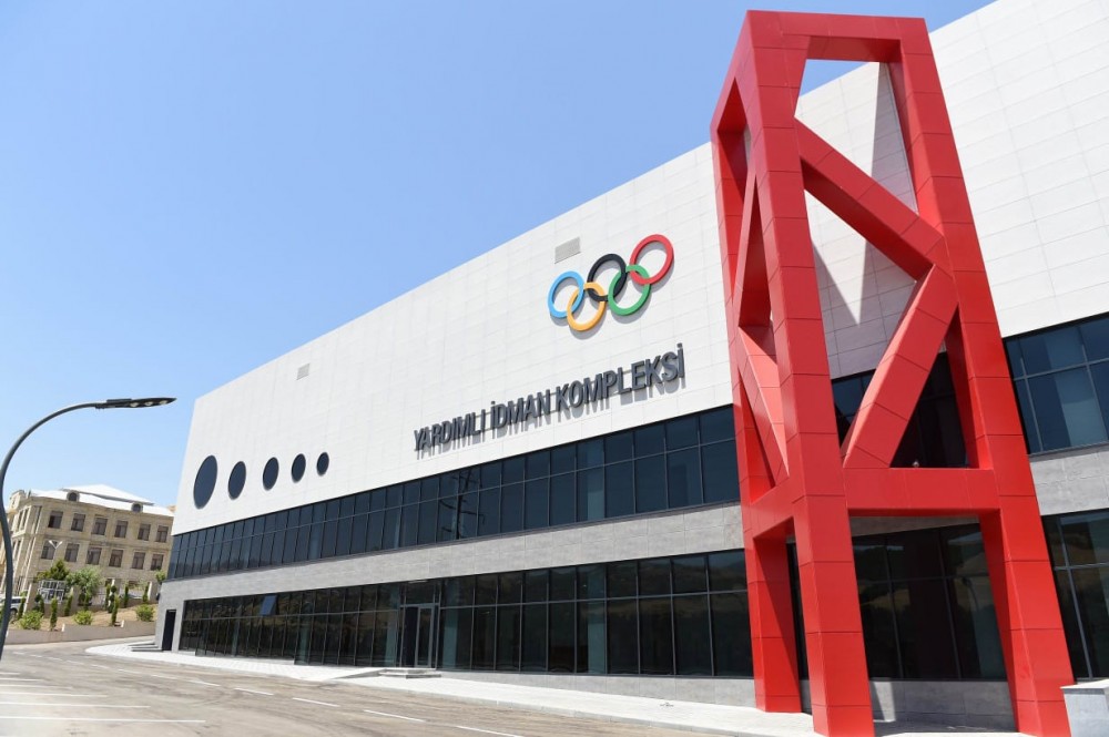 Nazir yeni İdman Kompleksinin açılışında - FOTOLAR