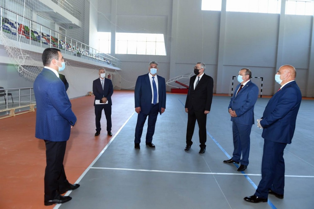 Nazir yeni İdman Kompleksinin açılışında - FOTOLAR
