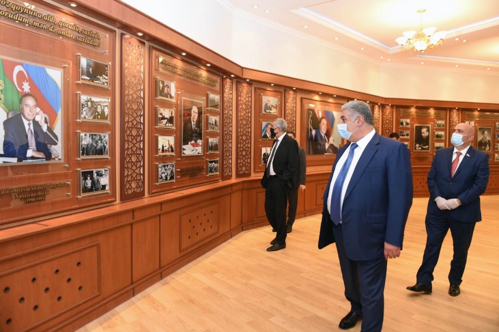 Nazir yeni İdman Kompleksinin açılışında - FOTOLAR