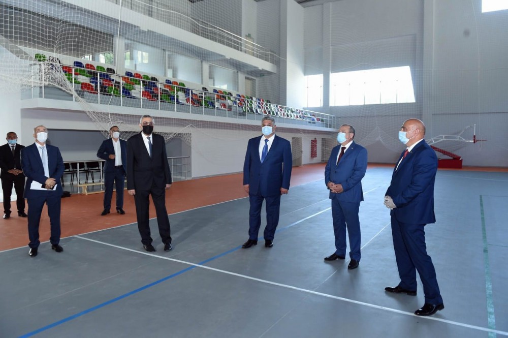 Nazir yeni İdman Kompleksinin açılışında - FOTOLAR