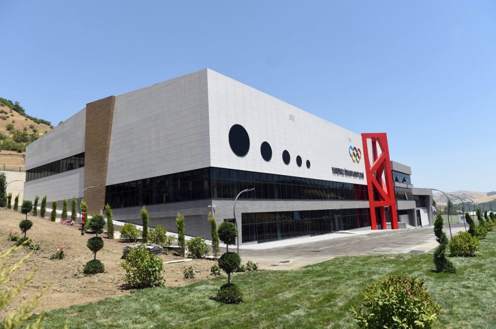 Nazir yeni İdman Kompleksinin açılışında - FOTOLAR