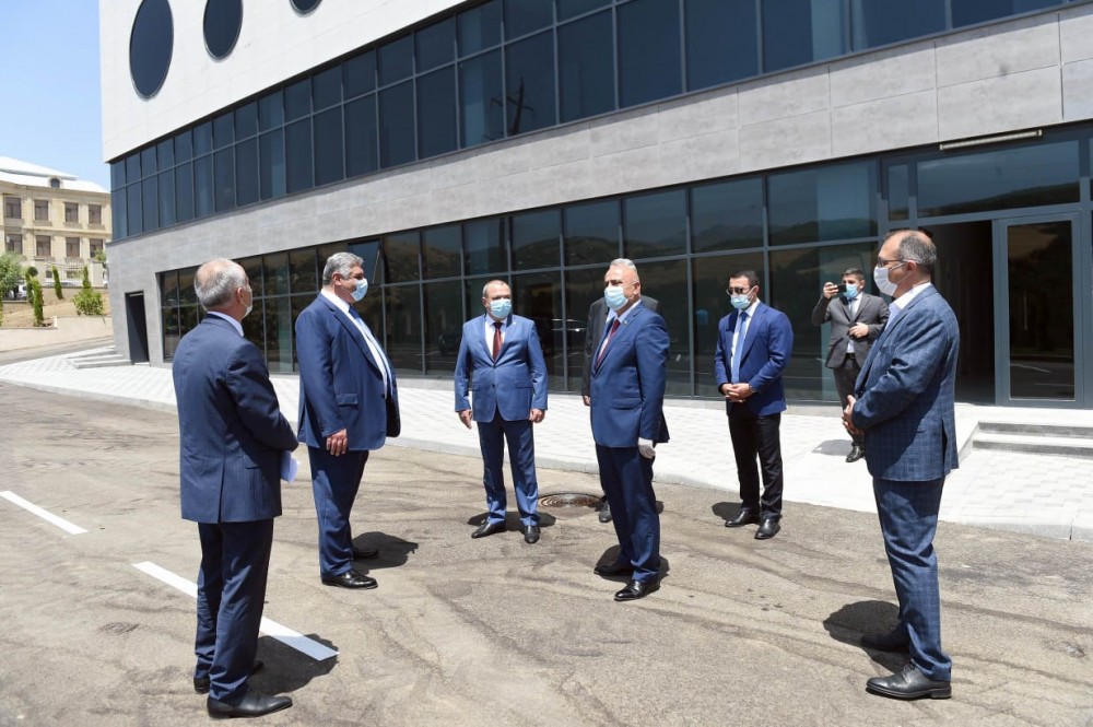 Nazir yeni İdman Kompleksinin açılışında - FOTOLAR