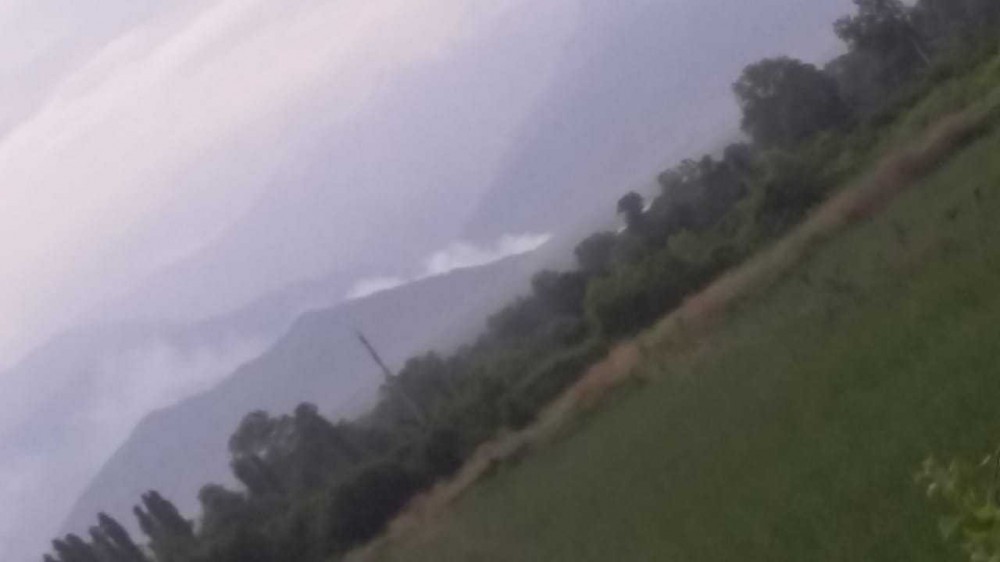 Azərbaycanda meşə yanır - FOTO
