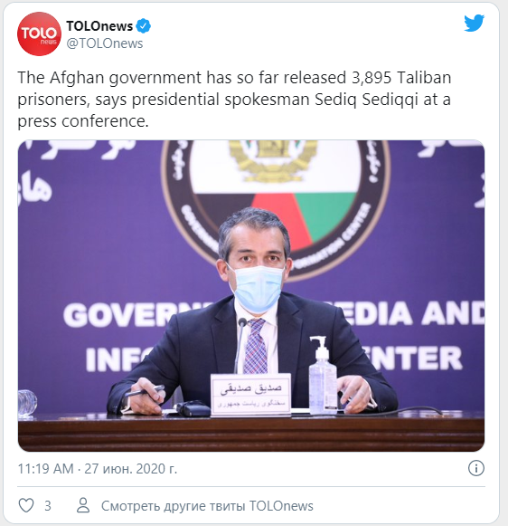 Əfqanıstanda minlərlə “Taliban” üzvü sərbəst buraxıldı 
