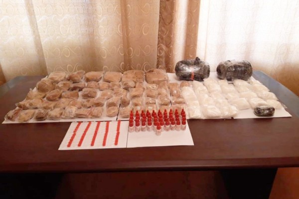 İrandan Azərbayana narkotik keçirmək istədilər - FOTOLAR