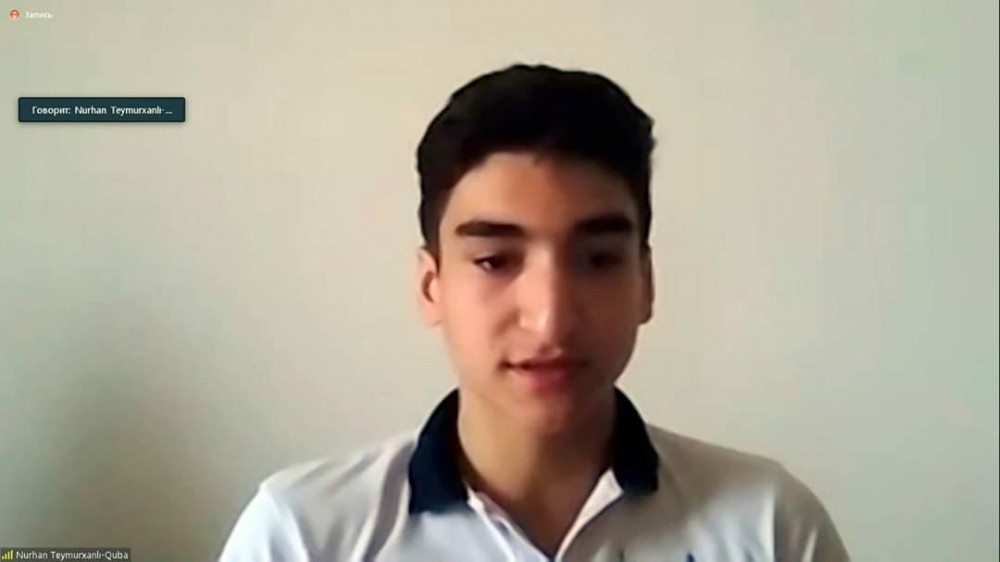 Nazir bu bölgələrin gəncləri ilə onlayn görüş keçirdi - FOTOLAR