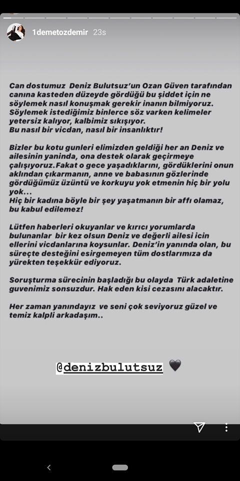 Məşhurlardan sevgilisini döyən aktyora SƏRT SÖZLƏR