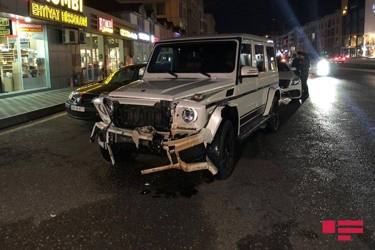 Bakıda dörd avtomobil toqquşub - Foto
