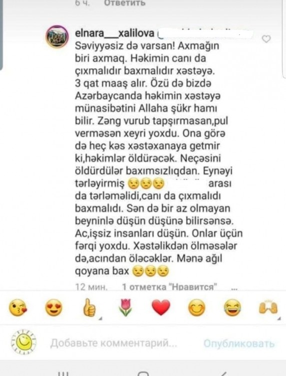 "Nə tez məni xalq düşməni etdiniz?" - Elnarə Xəlilova