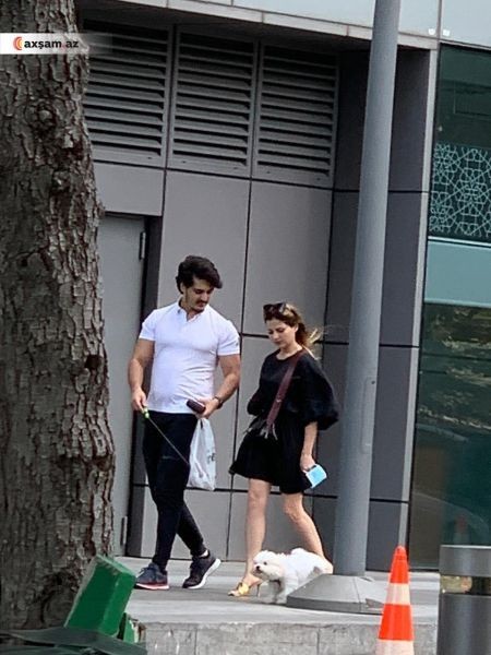 Ayrıldıqları deyilən Aynişanla həyat yoldaşı belə görüntüləndi - FOTOLAR