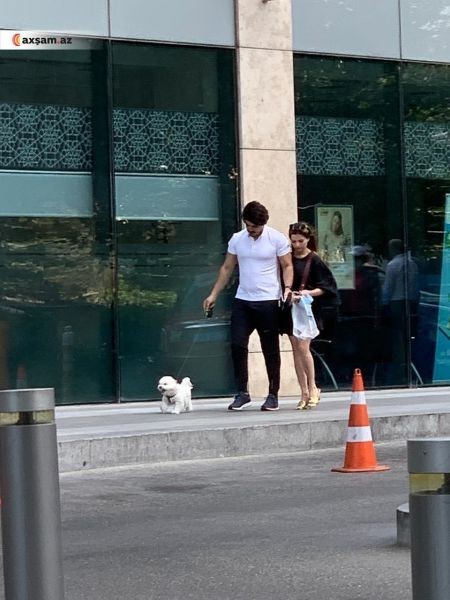 Ayrıldıqları deyilən Aynişanla həyat yoldaşı belə görüntüləndi - FOTOLAR