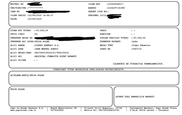 Hülya Avşardan Beşiktaş FK-ya ianə jesti - FOTOLAR