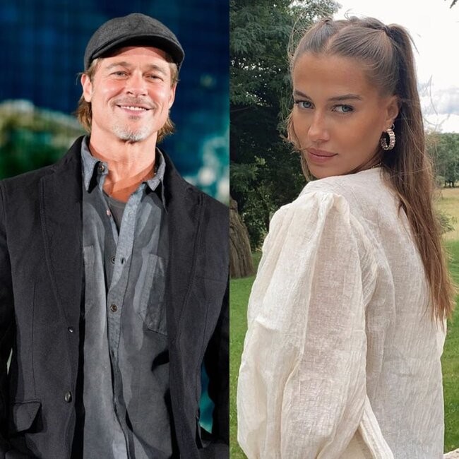 Bred Pitt yeni sevgilisi ilə görüntüləndi - FOTO