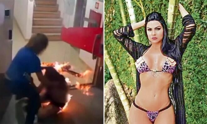 Tanınmış model özünü YANDIRDI - FOTO