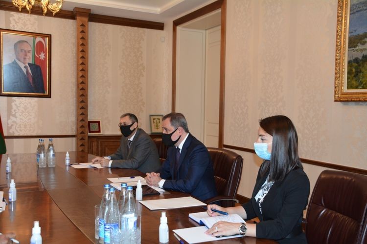Ceyhun Bayramov yeni təyin olunmuş səfiri qəbul etdi - FOTO