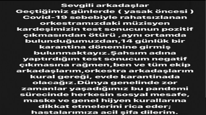 Koronavirusa yoluxan  müğənni toya getdi 