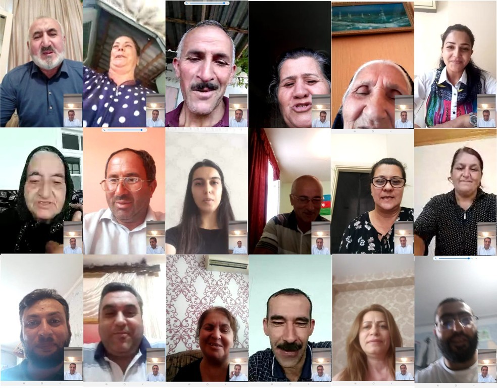 Mahir Abbaszadə seçicilərlə növbəti videoqəbul keçirib - FOTO