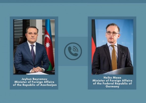 Ceyhun Bayramov almaniyalı həmkarı ilə telefonda danışdı 