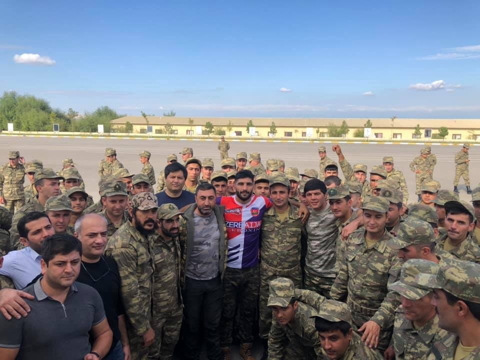 İdmançılarımız milli orduya belə dəstək oldular - FOTOLAR