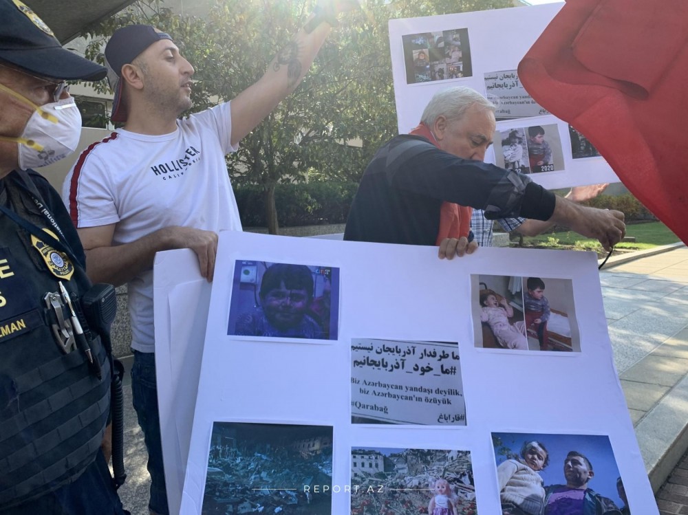 Vaşinqton polisi təxribatçı erməniləri həbs etdi - FOTOLAR