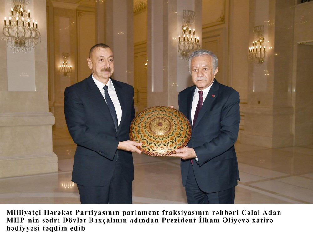 İlham Əliyev Binəli Yıldırımı qəbul etdi - FOTOLAR