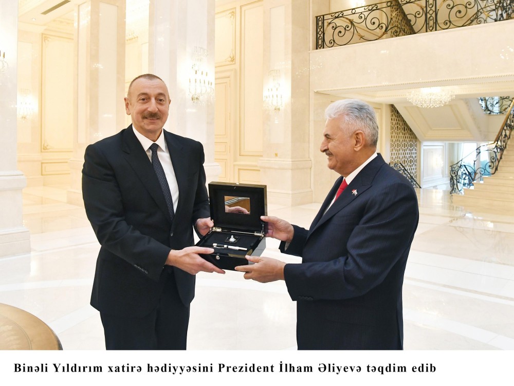 İlham Əliyev Binəli Yıldırımı qəbul etdi - FOTOLAR