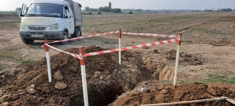 Cəbhəboyu ərazilərdə raket və mərmi qalıqları aşkarlandı - FOTOLAR