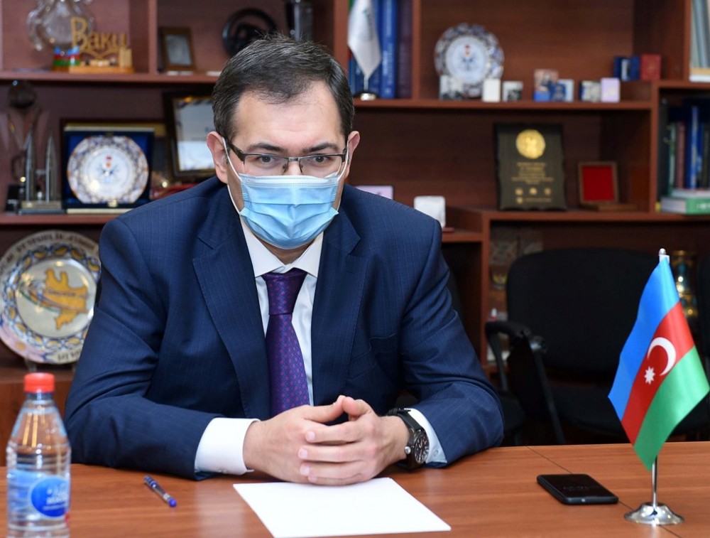 Gənclər və İdman Nazirliyi Türkiyə Gənclər Fondu ilə birlikdə fikir mübadiləsi apardı - FOTOLAR