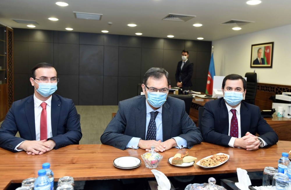 Taha Ayhan heyəti ilə birlikdə Azərbaycana səfər edib - FOTOLAR