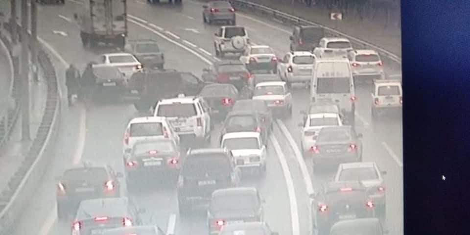 Bakıda ardıcıl iki yol qəzası baş verdi - FOTOLAR