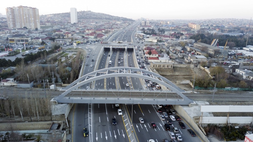 İlham Əliyev yolun açılışında iştirak etdi - FOTOLAR